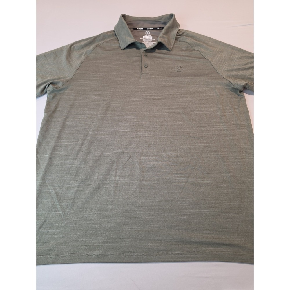 Hurley Mens Short Sleeve Polo Shirt Size XL Performance Strechy